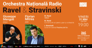 Pianistul FLORIAN MITREA cântă RAVEL la Sala Radio