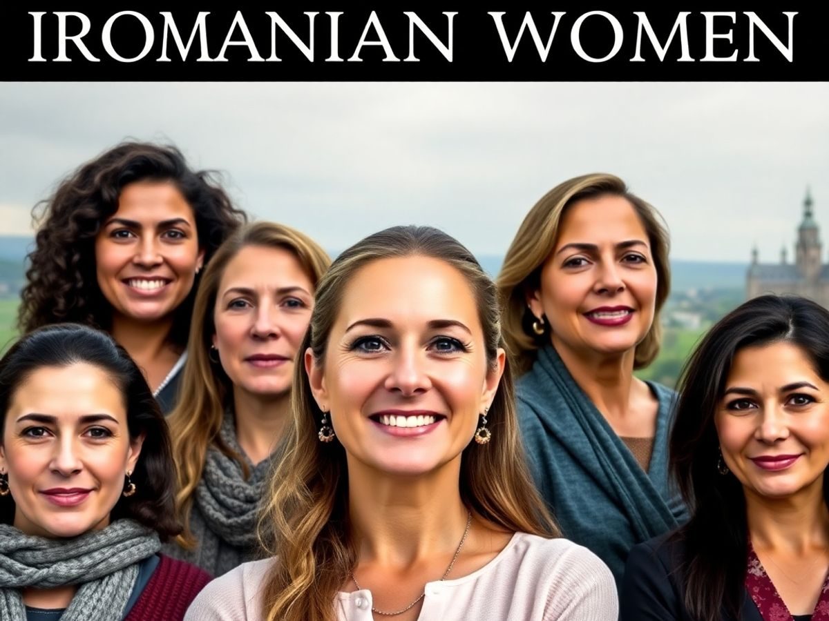 Grup de femei românce puternice și inspiraționale.